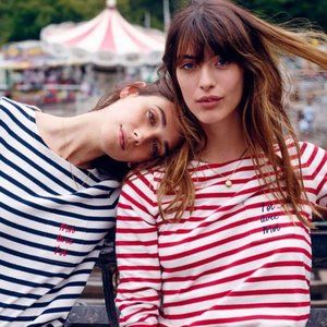 Madewell  Striped Long Sleeve Tee